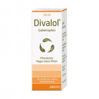 Масло перечной мяты при жалобах на желчь DIVALOL Galletropfen 20 мл Aristo Pharma